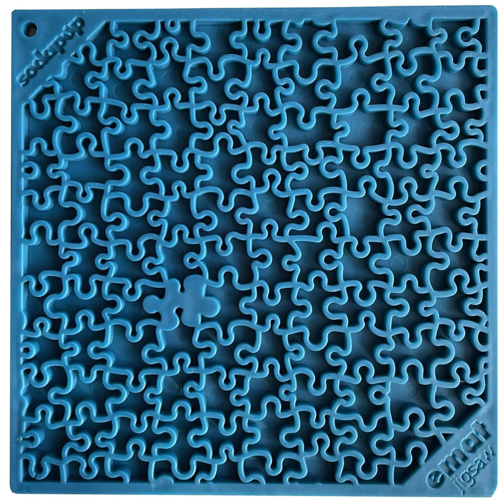 Jigsaw Puzzle eMat - Enrichment Lick Mat for Dogs | eMat Enrichment Toy for Anxiety Relief | USA Made