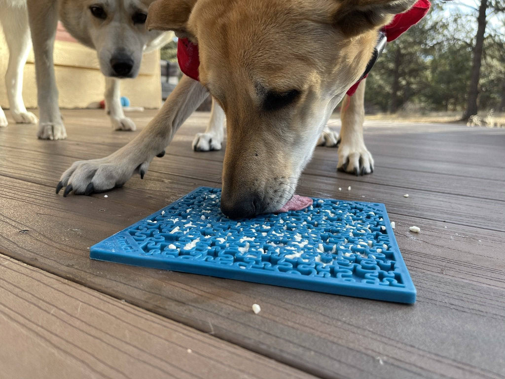Jigsaw Puzzle eMat - Enrichment Lick Mat for Dogs | eMat Enrichment Toy for Anxiety Relief | USA Made