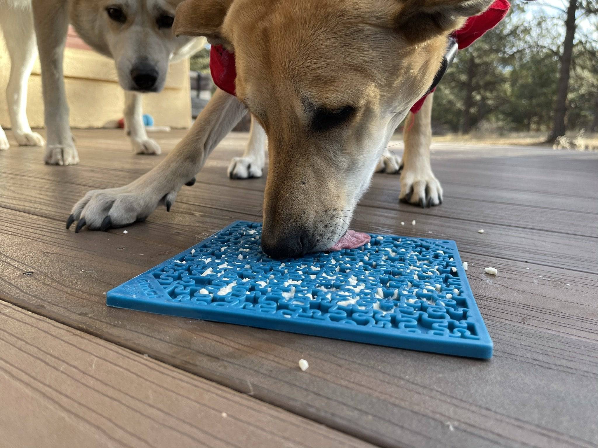 Jigsaw Puzzle eMat - Enrichment Lick Mat for Dogs | eMat Enrichment Toy for Anxiety Relief | USA Made